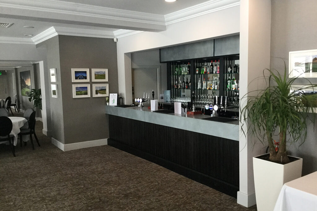Hillside Golf Club Function Room CMJ Bar Fitters